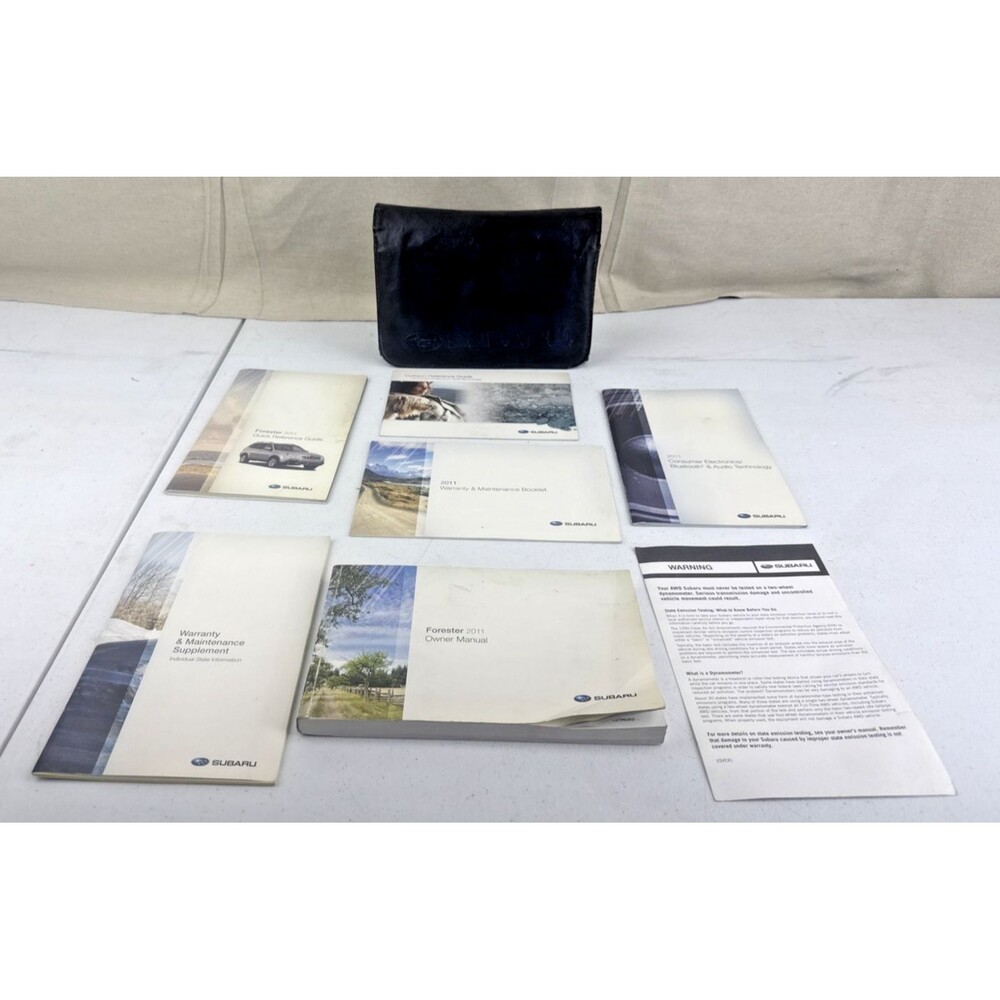 2011  Subaru Forester Owner's Manual Book  Set